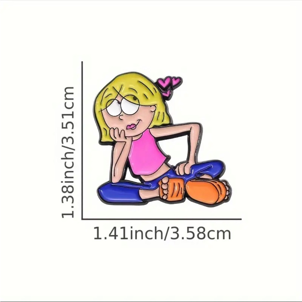 Lizzie McGuire Pin, Lizzie McGuire Backpack Pin - Picture 7 of 7